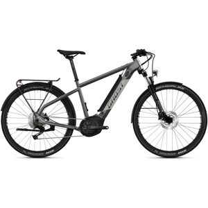 E-Bike GHOST "E-Teru B Essential EQ" E-Bikes Gr. 47 cm, 27,5 Zoll (69,85 cm), grau (dunkelgrau, hellgrau) E-Bikes Pedelec