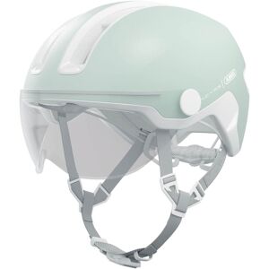 Fahrradhelm ABUS "HUD-Y ACE" Gr. M, grün (pure mint), Helme, M Kopfumfang: 54cm - 58cm