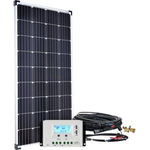 OFFGRIDTEC Solaranlage "basicPremium-XL 150W 12V/24V" Solarmodule Komplettsystem schwarz (baumarkt) Solartechnik