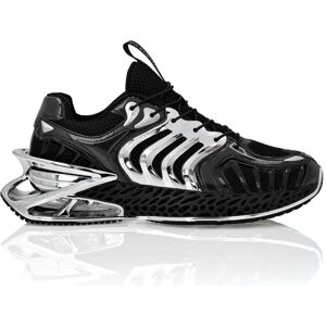 Sneaker PLEIN SPORT "The Thunder Stroke Gen.x.02.", Gr. 39, Normalschaft, 0291, schwarz, nickel, Schuhe