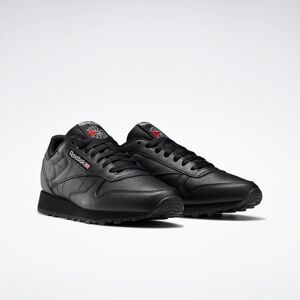 Sneaker REEBOK CLASSIC "CLASSIC LEATHER" Gr. 42,5, schwarz Schuhe Fußballschuhe Bestseller