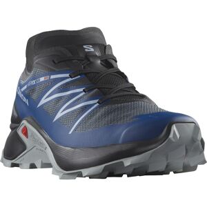 Trailrunningschuh SALOMON "METACROSS 2 M", Gr. 49, schwarz, lapis blau, quarry, Synthetik, Textil, sportlich, Schuhe, wasserdicht