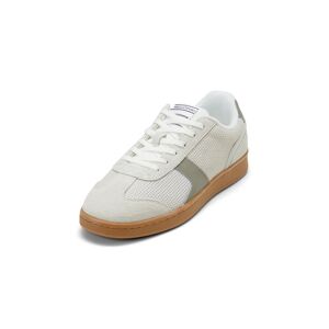Sneaker MARC O'POLO "aus hochwertigem Rindleder" Gr. 42, weiß (offwhite) Herren Schuhe Schnürhalbschuhe