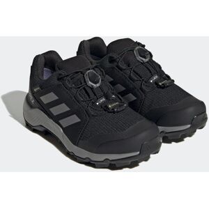 Wanderschuh ADIDAS TERREX "TERREX GORE-TEX" Gr. 34, schwarz (core black, grey three, core black) Schuhe Kinder wasserdicht