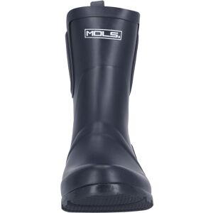 Gummistiefel MOLS "Suburbs", Gr. 37, blau (dunkelblau), Gummi, casual, Schuhe, mit wasserdichter Funktion