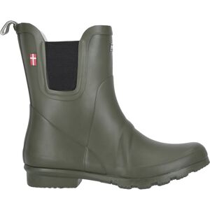Gummistiefel MOLS "Suburbs", Gr. 38, grün (olivgrün), Gummi, casual, Schuhe, mit wasserdichter Funktion