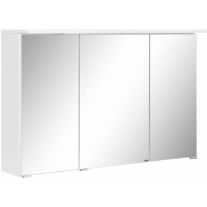 Spiegelschrank WELLTIME "Ravenna", grau (graphit), B:100cm H:68cm T:20cm, Schränke, Breite 100 cm