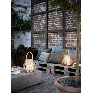 LED Außen-Tischleuchte NORDLUX "LAZY" Lampen Gr. Höhe: 30 cm, braun LED Außentischleuchte Gartentischleuchten Akku Leuchte