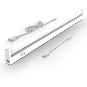 B.K.LICHT Lichtleiste, weiß, B:6,1cm H:2,4cm L:55,7cm, Lampen, Unterschrankleuchte, 150 schwenkbar, Farbtemperatur wählbar, weiß
