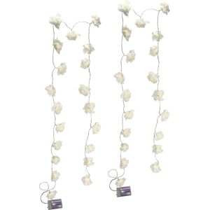 LED-Lichterkette I.GE.A. "Rose", weiß, Ø:6cm, Lichterketten