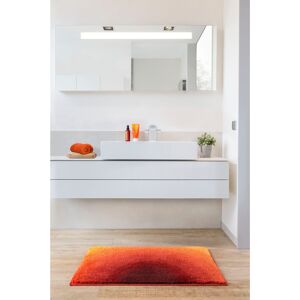 Badematte GRUND Badematten Gr. rechteckig (70 cm x 120 cm), 1 St., orange Gemusterte Badematten