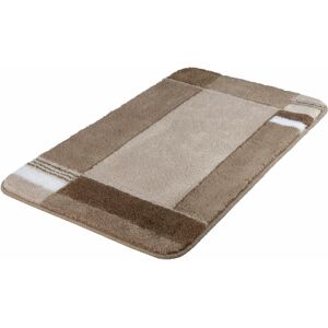 Badematte KLEINE WOLKE "Padova" Gr. 3, grau (taupe), H:20mm, Kunstfaser, Badematten, Badteppich, modernes Design, waschbar, Kundenliebling