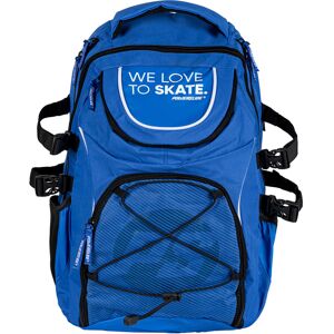 Sportrucksack POWERSLIDE "WeLoveToSkate Backpack" Rucksäcke blau (blau, schwarz) Damen Rucksäcke