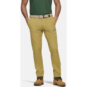 Chinos MEYER "Skye", Herren, Gr. 25, Normalgrößen, gelb (senf), 88% Polyamid;12% Elasthan, unifarben, figurumspielend lang, Hosen, mit Reißverschluss-Beintasche