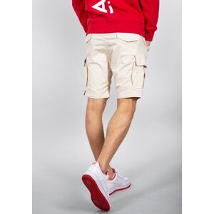 Shorts ALPHA INDUSTRIES "ALPHA Men - Crew Short" Gr. 38, Normalgrößen, weiß (jet stream white) Herren Hosen Shorts