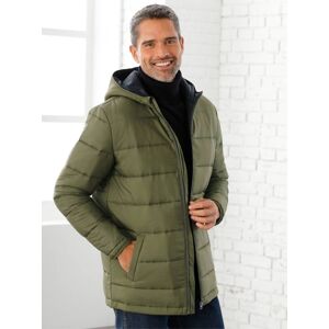 Steppjacke CLASSIC, Herren, Gr. 56, grün (oliv), 100% Polyester, unifarben, Langarm, Jacken