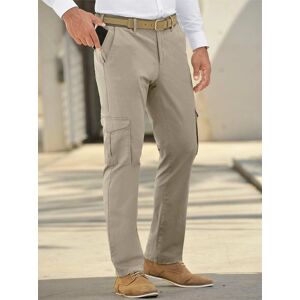 2-in-1-Hose MARCO DONATI Gr. 27, Normalgrößen, grau (stein) Herren Hosen Jeans