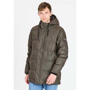 Outdoorjacke WEATHER REPORT "Audrian", Herren, Gr. M, grün (dunkelgrün), 100% Polyester, unifarben, sportlich, normal, ohne Ausschnitt, Langarm, Jacken, mit wasserfester Beschichtung und warmem Polster