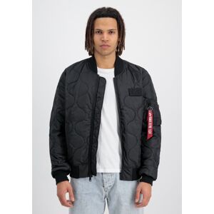 Bomberjacke ALPHA INDUSTRIES "ALPHA Men - Bomber Jackets MA-1 ALS" Gr. 2XL, schwarz (black) Herren Jacken Übergangsjacken