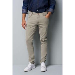 5-Pocket-Jeans MEYER "M5 Slim", Herren, Gr. 40, Länge 30, beige, 75% Baumwolle;21% Lyocell;4% Elasthan, unifarben, casual, slim fit lang, Jeans, aus Bio-Baumwolle