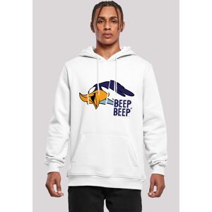 Sweatshirt F4NT4STIC "Hoodie 'Looney Tunes Roadrunner Beep Beep'" Gr. 3XL, weiß Herren Sweatshirts Herren,Premium Merch,Slim-Fit,Kapuzenpullover,Bedruckt