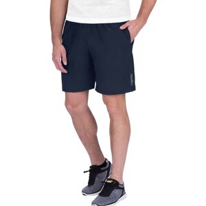 Jerseyhose TRIGEMA "TRIGEMA Sport-Shorts mit Innenslip aus Netz" Gr. XL, US-Größen, blau (navy) Herren Hosen