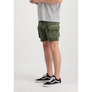 Shorts ALPHA INDUSTRIES "ALPHA Men - Crew Short" Gr. 34, Normalgrößen, grün (dark olive) Herren Hosen Shorts