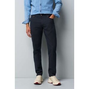 5-Pocket-Jeans MEYER "M5 Slim", Herren, Gr. 38, Länge 30, blau (marine), 75% Baumwolle;21% Lyocell;4% Elasthan, unifarben, casual, slim fit lang, Jeans, aus Bio-Baumwolle