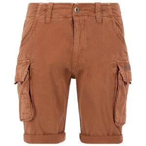 Shorts ALPHA INDUSTRIES "ALPHA Men - Crew Short" Gr. 31, Normalgrößen, braun (hazel brown) Herren Hosen Shorts