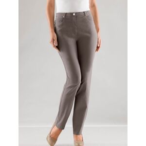 5-Pocket-Hose STEHMANN Gr. 18, Kurzgrößen, grau (taupe) Damen Hosen 5-Pocket-Hose 5-Pocket-Hosen Bestseller