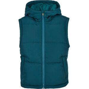 Jerseyweste URBAN CLASSICS "Urban Classics Damen Ladies Recycled Twill Puffer Vest", Damen, Gr. L, grün (jasper), 100% Polyester, Westen