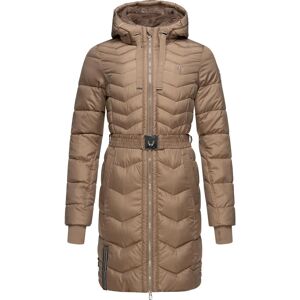 Steppmantel NAVAHOO "Alpenveilchen" Gr. XXL (44), grau (taupe) Damen Mäntel Übergangsmäntel Stylischer Wintermantel mit schicken Details