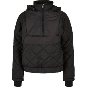 Winterjacke URBAN CLASSICS "Urban Classics Damen", Damen, Gr. S, schwarz, 100% Polyester, unifarben, casual, oversize, ohne Ausschnitt, Langarm, Jacken