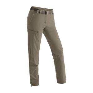 Funktionshose MAIER SPORTS "Inara slim" Gr. 40, Normalgrößen, beige (dunkelbeige) Damen Hosen Funktionshosen Wanderhose, Outdoor-Hose aus elastischem Material