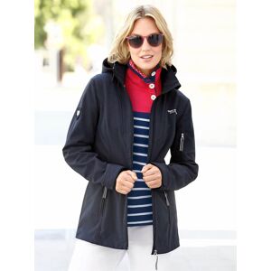 Softshelljacke CASUAL LOOKS, Damen, Gr. 21, blau (marine), 94% Polyester, 6% Elasthan, unifarben, Jacken