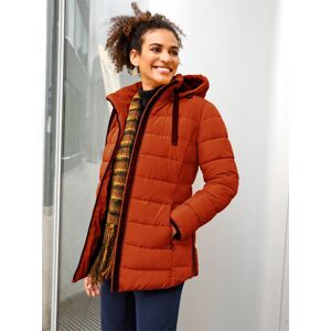 Steppjacke CASUAL LOOKS, Damen, Gr. 50, rot (rostrot), 100% Polyester, unifarben, Langarm, Jacken
