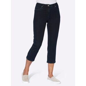 3/4-Jeans CASUAL LOOKS Gr. 38, Normalgrößen, blau (dark blue, denim) Damen Jeans Caprihosen 3/4 Hosen Bestseller