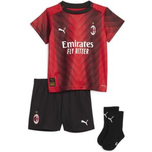 Trainingsanzug PUMA "AC Milan 23/24 Heimtrikot Baby-Kit" Gr. 68, rot (for all time red black) Kinder Sportanzüge Trainingsanzüge