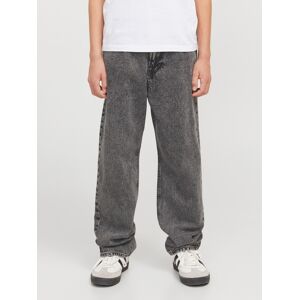 Relax-fit-Jeans JACK & JONES JUNIOR "JJICHRIS JJORIGINAL SQ 853 NOOS JNR", Jungen, Gr. 170, N-Gr, grau (grau denim), Denim/Jeans, Obermaterial: 100% Baumwolle, unifarben, modisch, relaxed fit knöchellang, Jeans