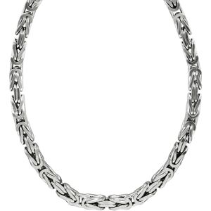 Kette ohne Anhänger FIRETTI "Schmuck Geschenk Silber 925 Halsschmuck Halskette Königskette" Halsketten Gr. 50, Silber 925 (Sterlingsilber), Breite: 6 mm, silberfarben Herren Ketten ohne Anhänger Made in Germany