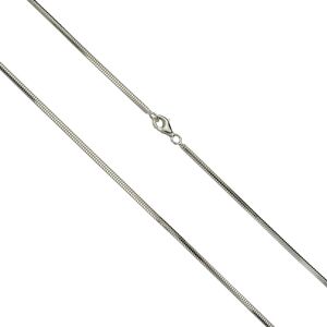 Collierkettchen VIVANCE "925/- Silber Schlangenkette diamantiert" Halsketten Gr. 45cm, Silber 925 (Sterlingsilber), Länge: 45 cm, weiß Damen Colliers