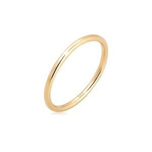 Fingerring ELLI PREMIUM "Bandring Ehering Trauring Hochzeit 585er Gelbgold" Fingerringe Gr. 56 mm, ohne Stein, Gelbgold 585, 1.5 mm, goldfarben (gold) Damen Fingerringe