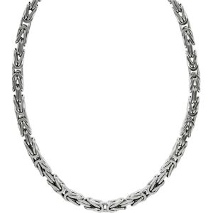 Kette ohne Anhänger FIRETTI "Schmuck Geschenk Silber 925 Halsschmuck Halskette Königskette" Halsketten Gr. 50, Silber 925 (Sterlingsilber), Breite: 5 mm, silberfarben Herren Ketten ohne Anhänger Made in Germany