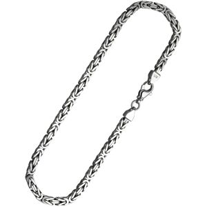 Silberkette JOBO Halsketten Gr. Silber 925 (Sterlingsilber), Länge: 50 cm, silberfarben (silber 925) Damen Königskette Königsketten