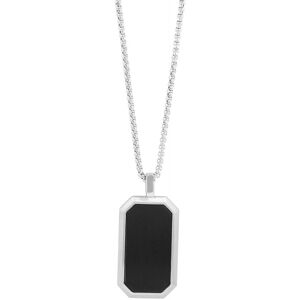 Kette mit Anhänger ADELIA´S, silber, Halsketten, Herren, unbekannt, Edelstahl