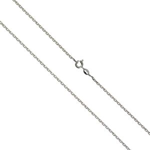 Collierkettchen VIVANCE "925/- Sterling Silber Ankerkette" Halsketten Gr. 60cm, Silber 925 (Sterlingsilber), Länge: 60 cm Breite: 2.0 mm, weiß Damen Colliers