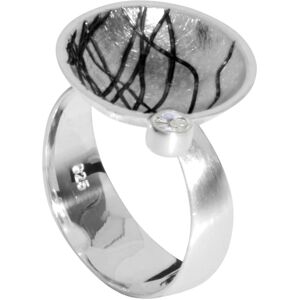 Fingerring OSTSEE-SCHMUCK "Ostsee-Schmuck Ring Runo - Sarah Vicenza" Gr. 58, silber (silberfarben), Fingerringe, Damen, Gr. 58 (18,5), Silber 925 (Sterlingsilber)