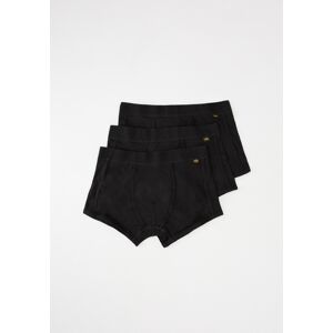 Boxer ALPHA INDUSTRIES "ALPHA Men - Underwear AI Tape 3 Pack" Gr. S, schwarz (all black) Damen Unterhosen Alpha Industries