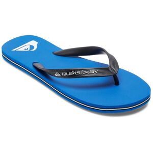 Sandale QUIKSILVER "Molokai Core", Gr. 12(45), blau (blau 1), Obermaterial: Synthetikmaterial / Außensohle: Moosgummi, Schuhe