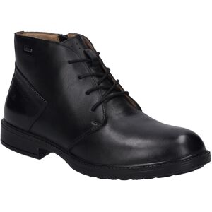 Schnürstiefelette JOSEF SEIBEL "Harry 51", Herren, Gr. 43, schwarz, Leder, elegant, Schuhe, mit TEX-Ausstattung